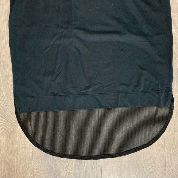 Rohnisch Women’s T-shirt High Lo Half mesh Mesh Black short sleeve Size Small - Picture 3 of 6